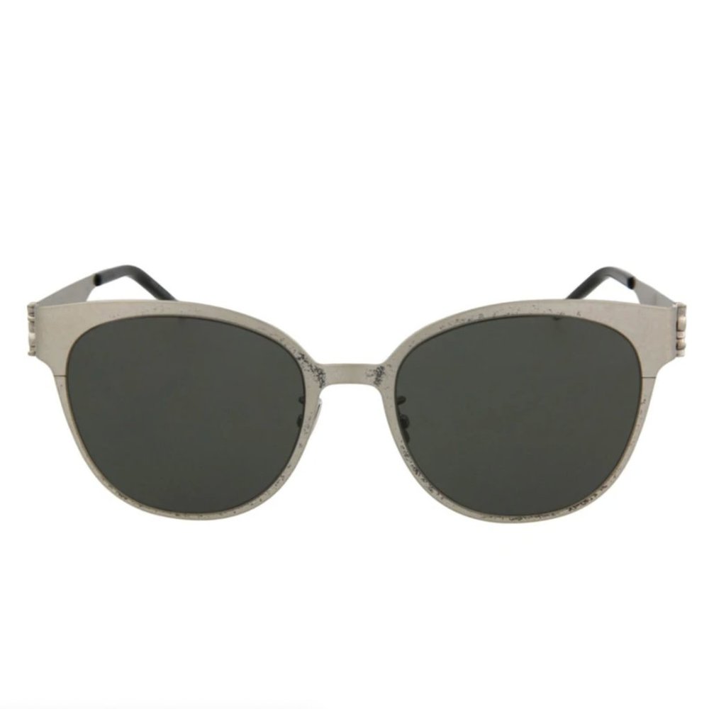 Saint Laurent Women's Grey Round Metal Sunglasses! - Picture 2 of 4
